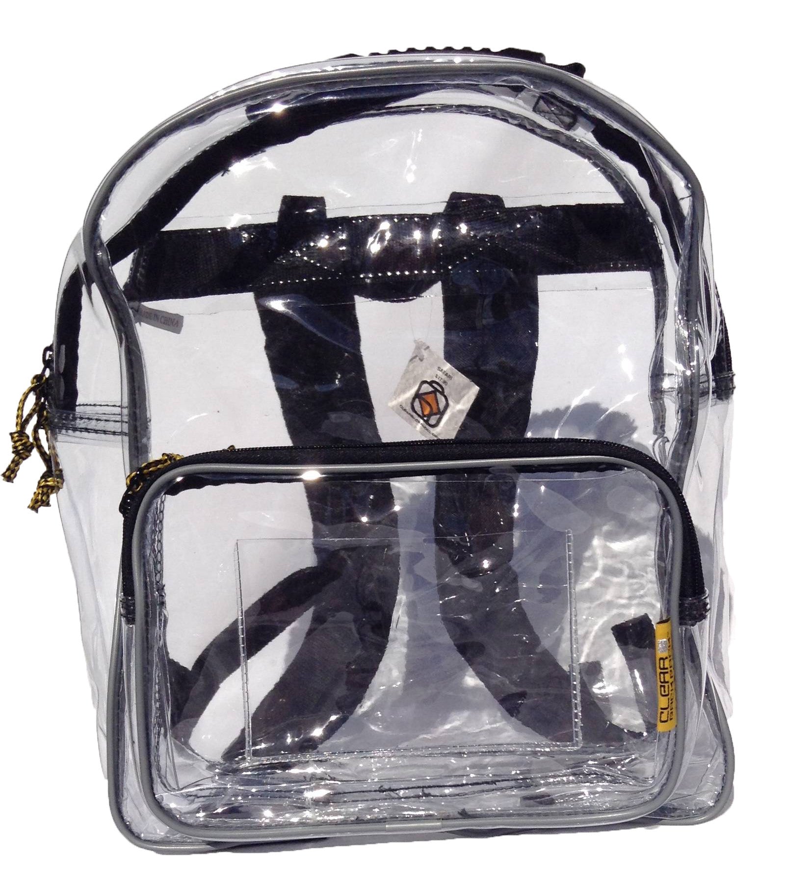 Small transparent online backpack